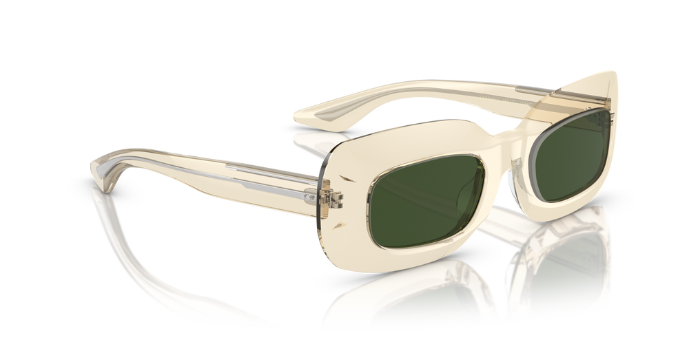 Oliver Peoples 1966C con montatura Marrone camoscio e lenti  Verde - L'immagine 3