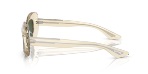 Sie Oliver Peoples 1966C mit Gelbbraun Gestell und Grün Gläsern - Das Bild 4