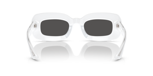 Oliver Peoples 1966C avec une monture Blanc et des verres Gris - L'image 5