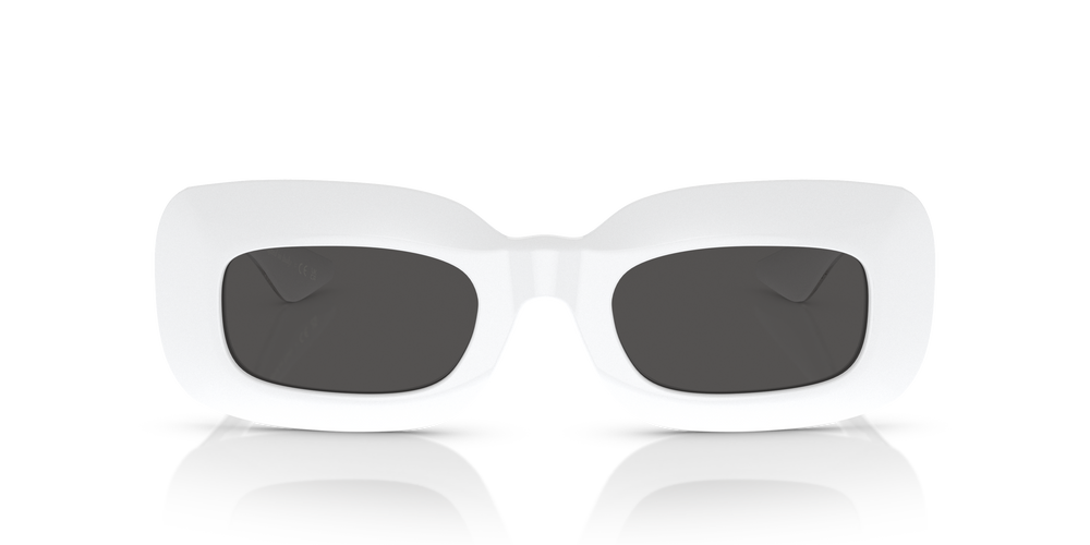 Oliver Peoples 1966C con montatura Bianco e lenti  Grigio - L'immagine 2