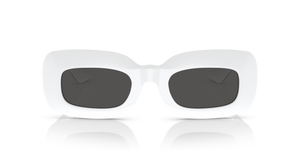 Oliver Peoples 1966C avec une monture Blanc et des verres Gris - L'image 2