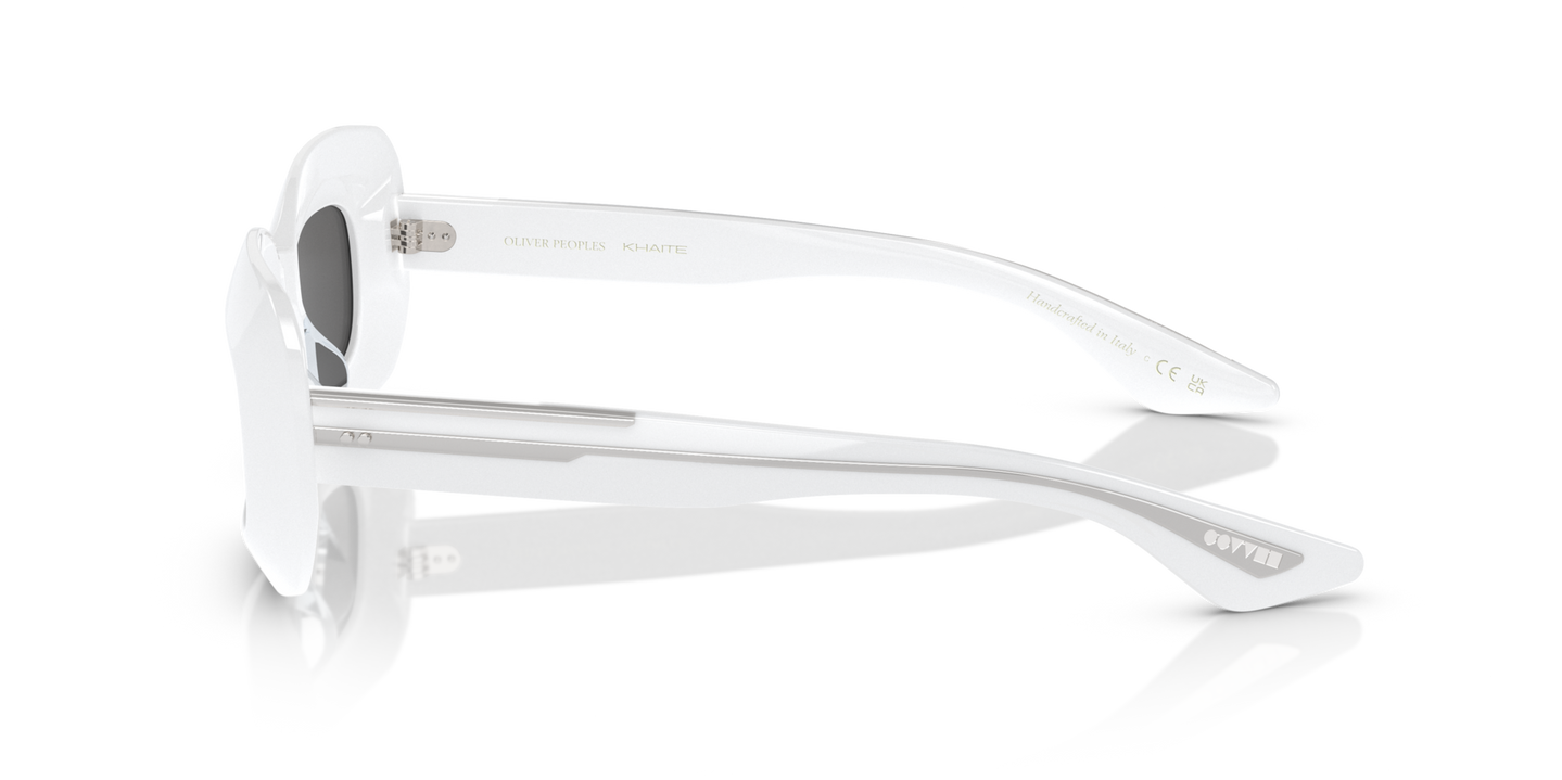 Oliver Peoples 1966C with White frame and Grey lenses - Image Temple