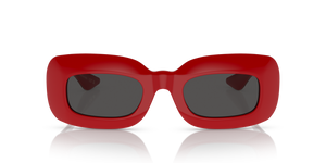 Oliver Peoples 1966C avec une monture Rouge et des verres Gris - L'image 2