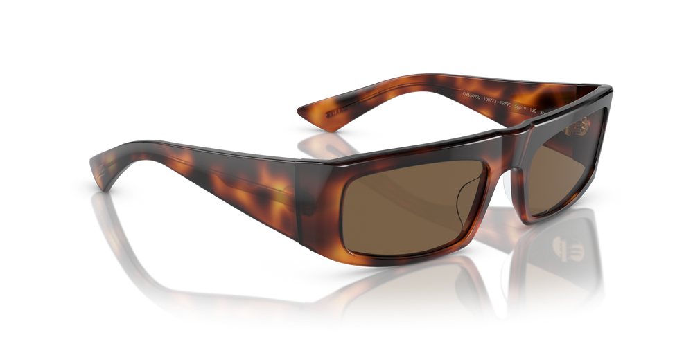 Oliver Peoples 1979C avec une monture Acajou foncé et des verres Brun - image 3