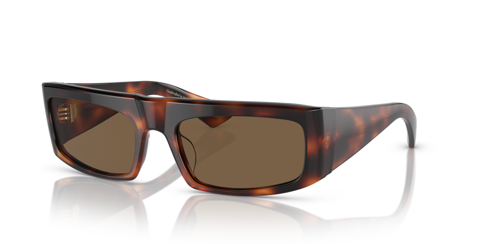 Sie Oliver Peoples 1979C mit Mahagoni dunkel Gestell und Braun Gläsern - Das Bild 2