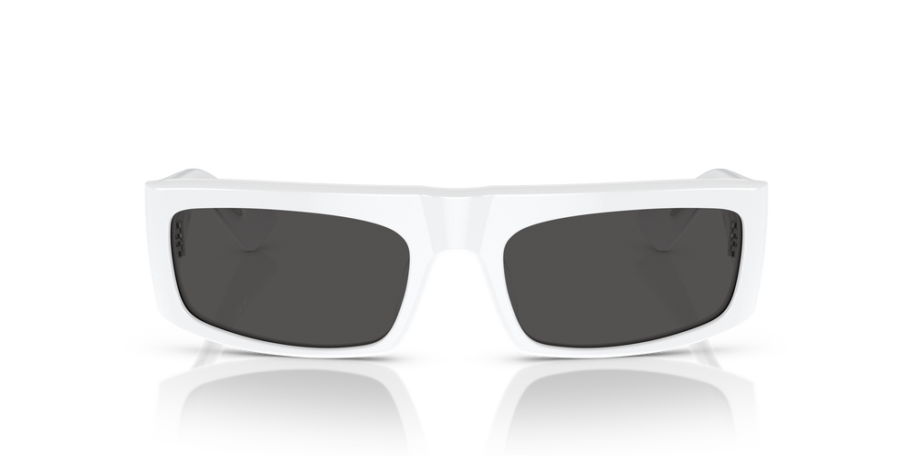 Sie Oliver Peoples 1979C mit Weiß Gestell und Grau Gläsern - Das Bild 2