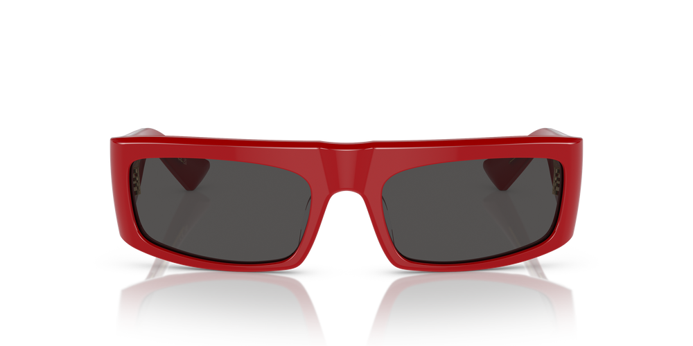 Sie Oliver Peoples 1979C mit Rot Gestell und Grau Gläsern - Das Bild 2