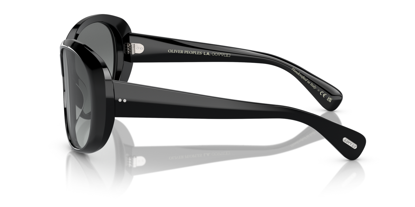 Oliver Peoples Maridan with Black frame and Grey lenses - Image Oliver Peoples Logo