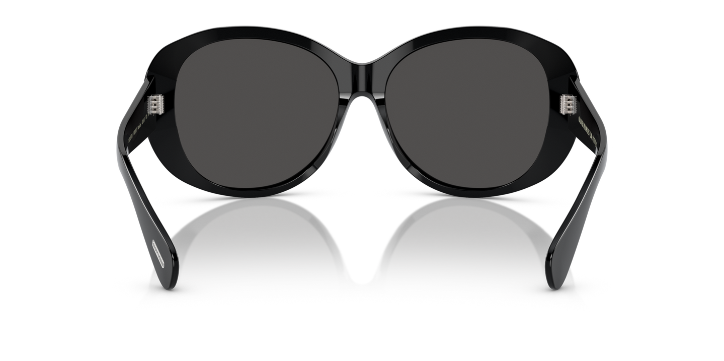 Oliver Peoples Maridan with Black frame and Grey lenses - Image Nosepads