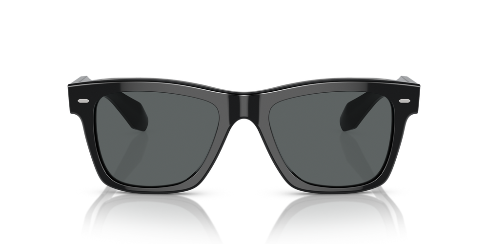 Oliver Peoples N.04 Sun、ブラックフレーム、グレーレンズ - 画像 2