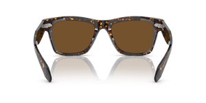 Oliver Peoples N.04 Sun avec une monture Écaille de tortue Atago et des verres Brun - L'image 5