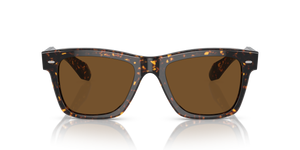 Oliver Peoples N.04 Sun avec une monture Écaille de tortue Atago et des verres Brun - L'image 2