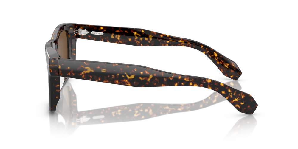 Oliver Peoples N.04 Sun avec une monture Écaille de tortue Atago et des verres Brun - L'image 4