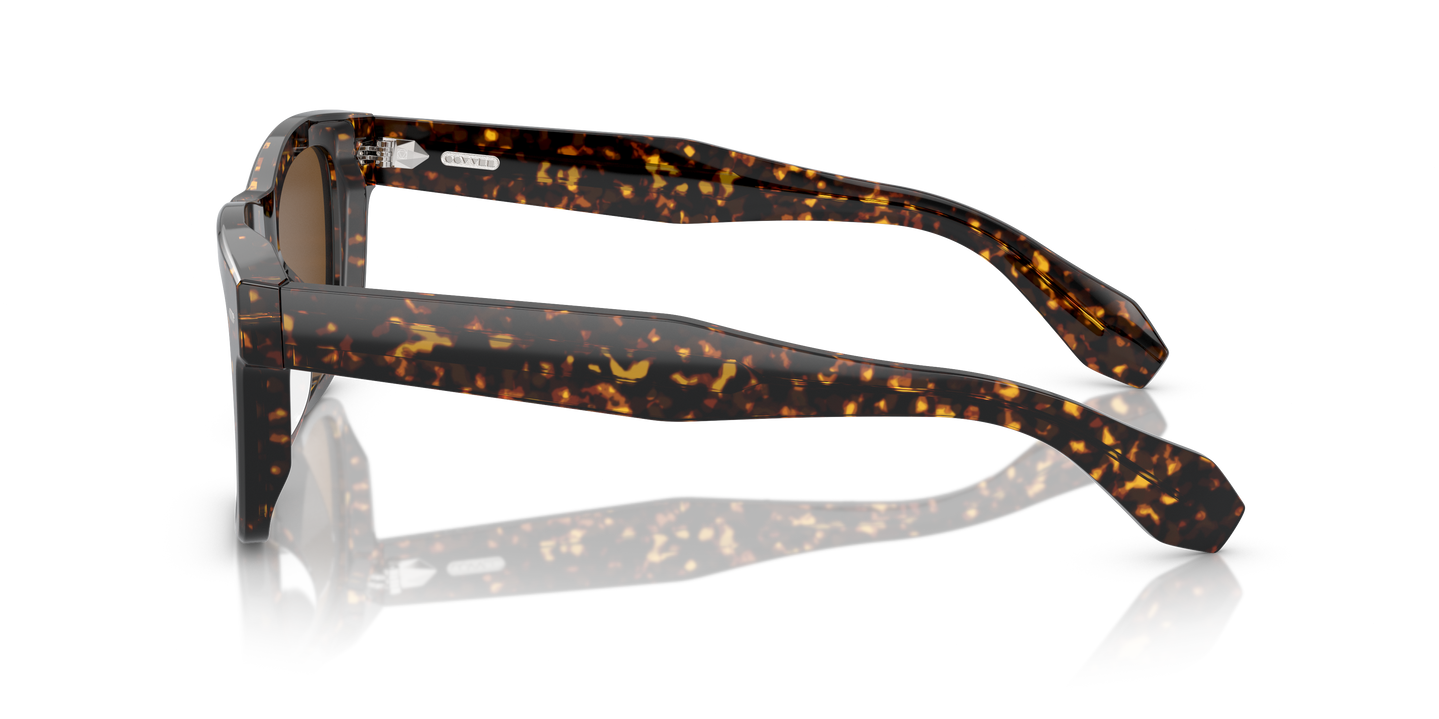 Oliver Peoples N.04 Sun with Atago Tortoise frame and True Brown