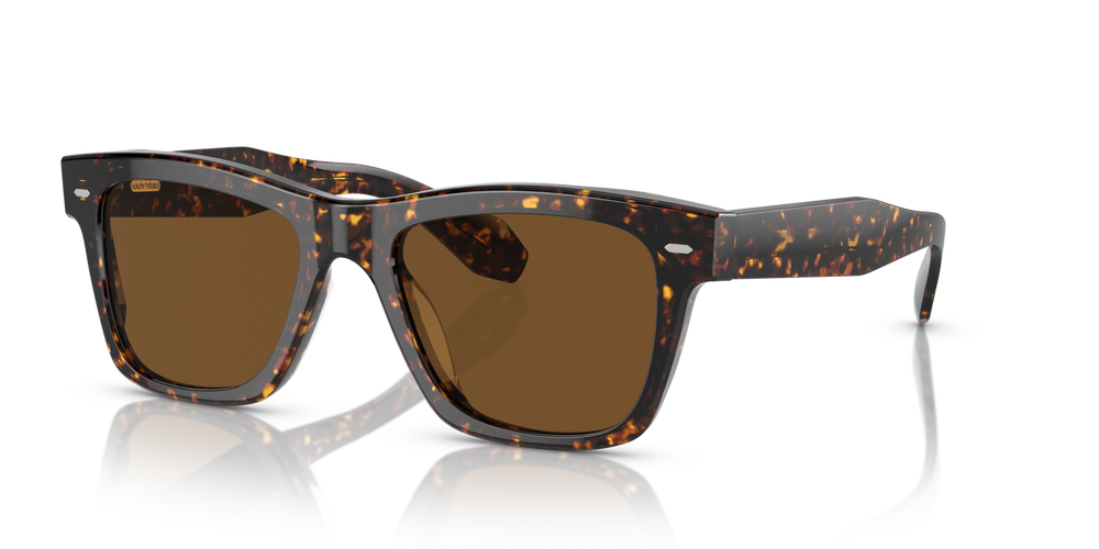 Sie Oliver Peoples N.04 Sun mit Atago Tortoise Gestell und Braun Gläsern - bild 1