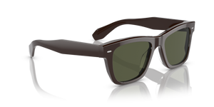 Oliver Peoples N.04 Sun with Kuri Brown frame and Green lenses - image 3