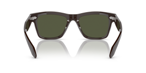 Oliver Peoples N.04 Sun avec une monture Brun Kuri et des verres Vert - image 5