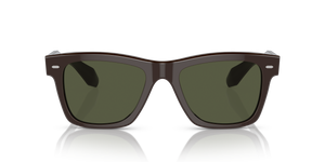 Oliver Peoples N.04 Sun avec une monture Brun Kuri et des verres Vert - image 2