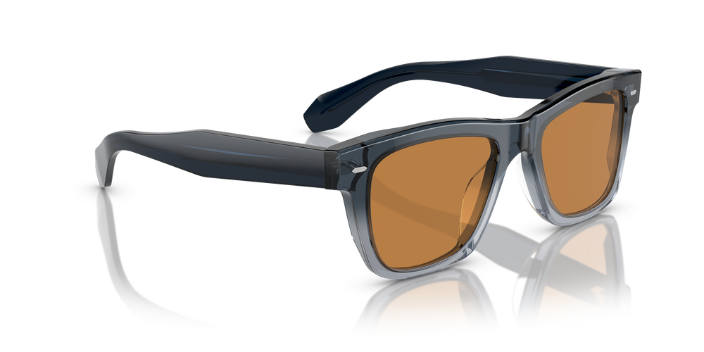 Oliver Peoples N.04 Sun with Twilight Gradient frame and Cognac
