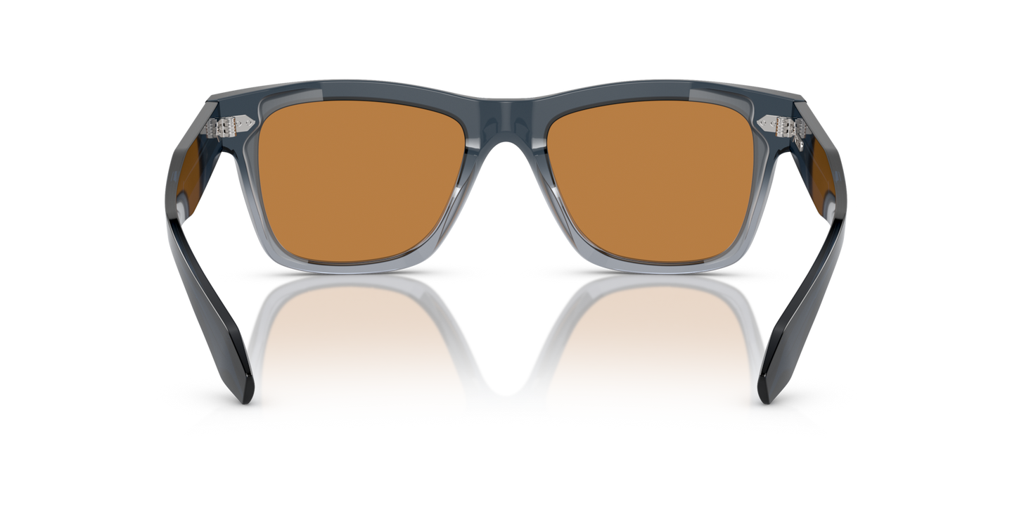 Oliver Peoples N.04 Sun with Twilight Gradient frame and Brown lenses - Image Nosepads