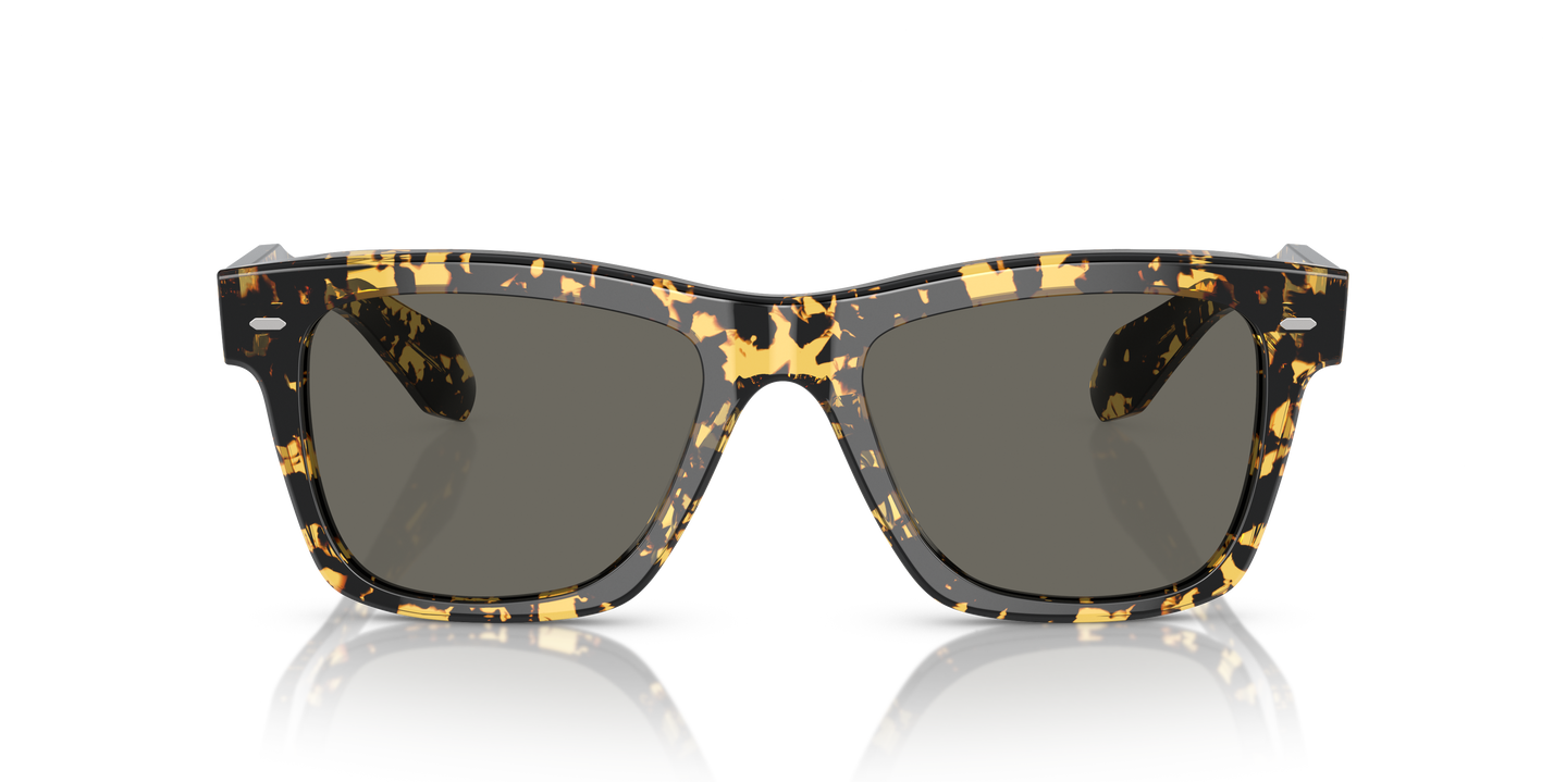 Sie Oliver Peoples N.04 Sun mit Tokyo Tortoise Gestell und Grau Gläsern - Bild Material