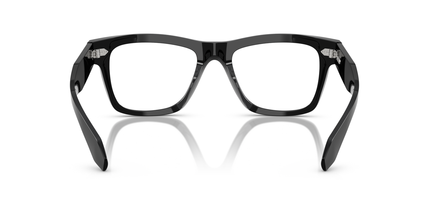 Oliver Peoples N.04 mit Schwarz Gestell - Bild Stegplättchen