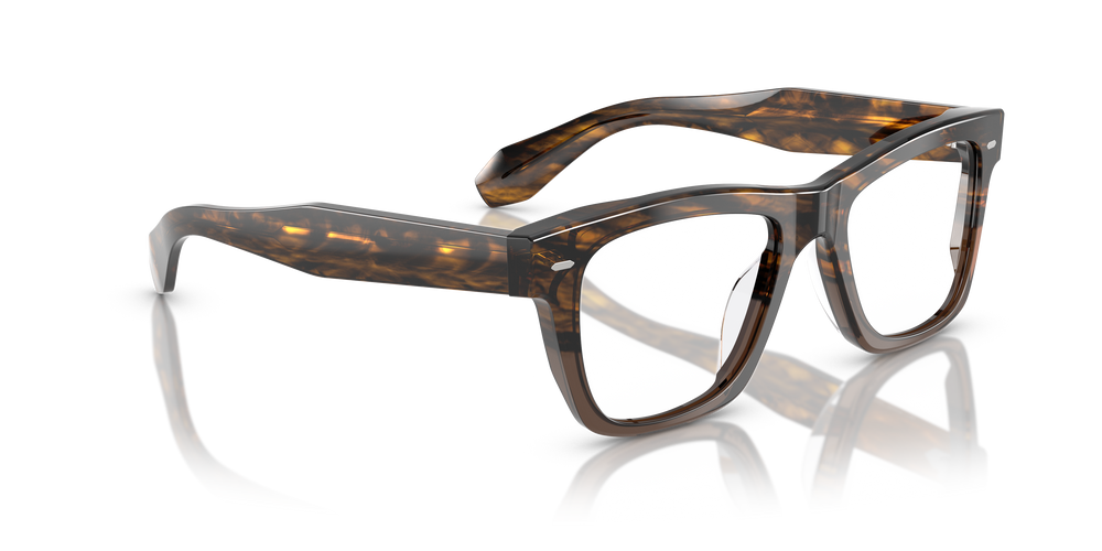Oliver Peoples N.04 con montatura Rosso Sedona/Grigio talpa sfumato - L'immagine 3