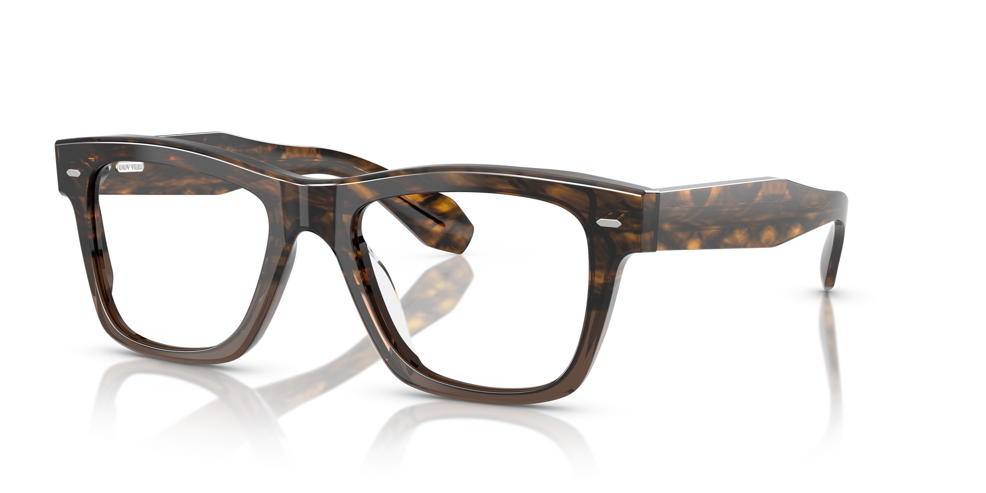 Oliver Peoples N.04 with Sedona Red/Taupe Gradient frame | Oliver