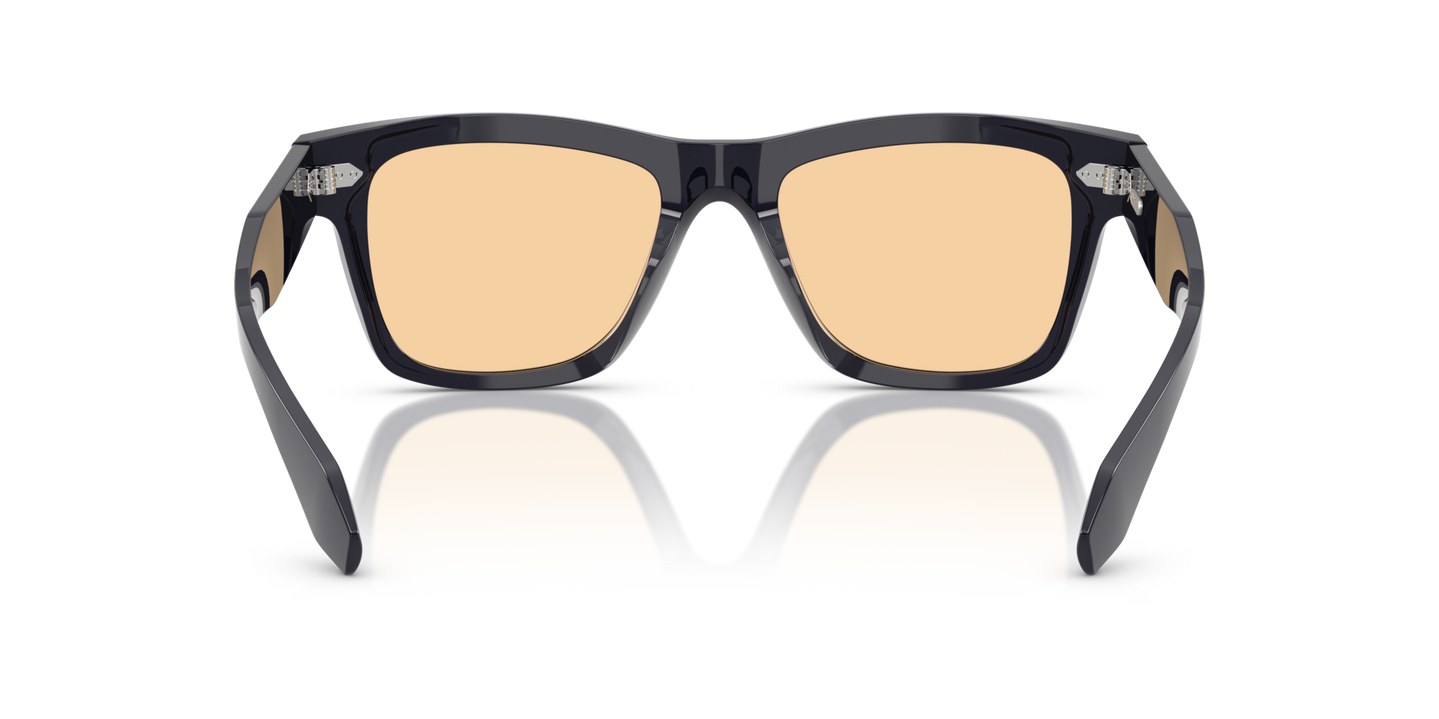 Oliver Peoples N.04 with Hanada Indigo frame - Image Nosepads