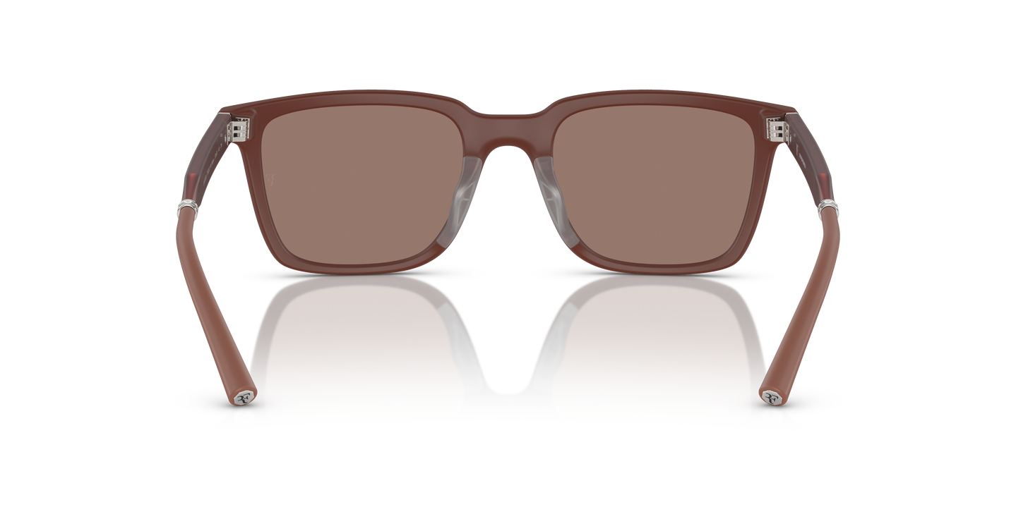 Oliver Peoples Mr. Federer with Semi-Matte Brick frame and Brown lenses - Image Nosepads