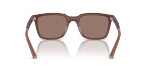 Sie Oliver Peoples Mr. Federer mit Semi-Matte Brick Gestell und Braun Gläsern - Das Bild 5