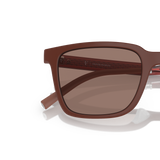 Sie Oliver Peoples Mr. Federer mit Semi-Matte Brick Gestell und Braun Gläsern - Variant