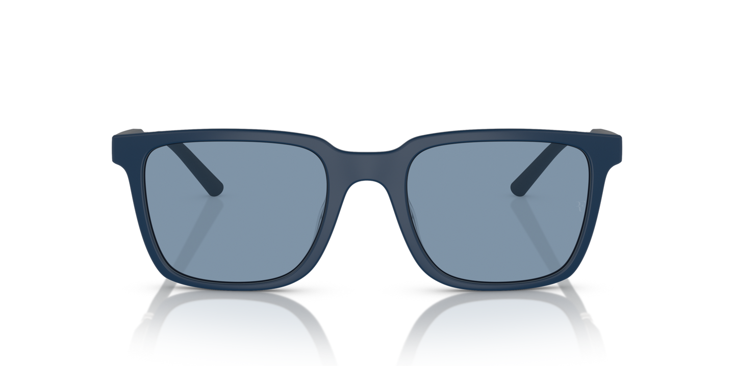 Oliver Peoples Mr. Federer with Semi-Matte Blue Ash frame and Blue lenses - Image Premium Material