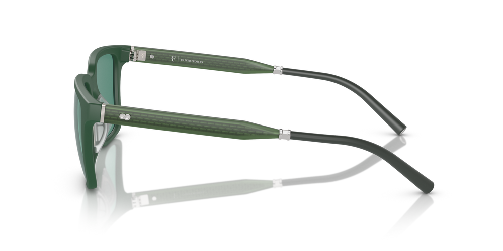 Oliver Peoples Mr. Federer con montura Verde pradera semimate y lentes Verde - imagen 4