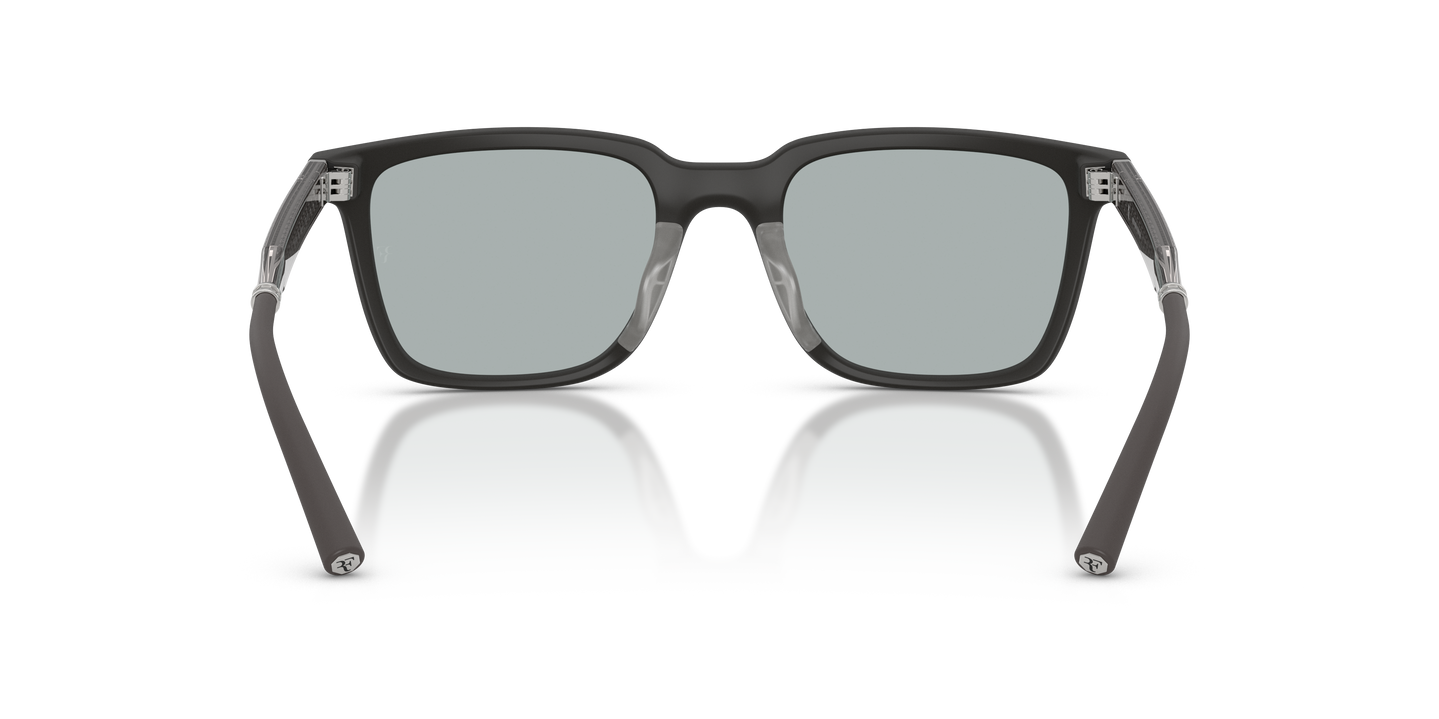 Oliver Peoples Mr. Federer with Semi-matte Anthracite frame and Brown lenses - Image Nosepads