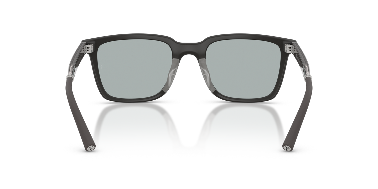 Oliver Peoples Mr. Federer with Semi-matte Anthracite frame and Brown lenses - Image Nosepads