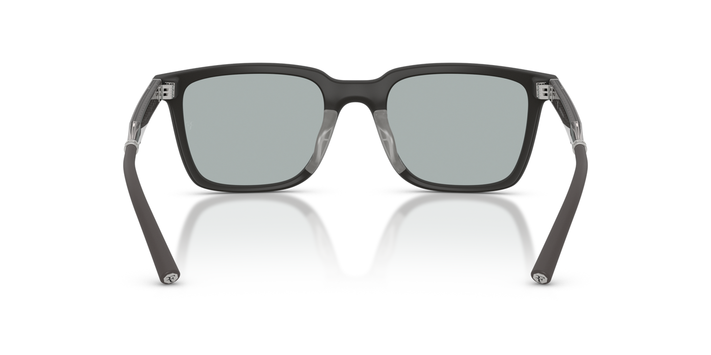 Oliver Peoples Mr. Federer with Semi-matte Anthracite frame and Brown lenses - Image Nosepads