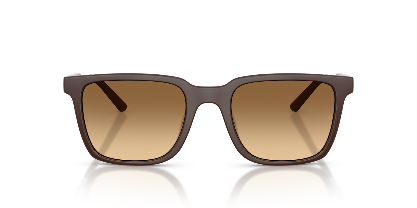 Oliver Peoples Mr. Federer with Semi-Matte Dark Brown frame and Brown lenses - Image Premium Material
