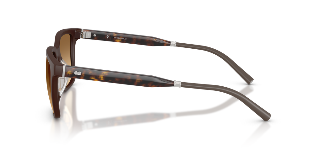 Oliver Peoples Mr. Federer with Semi-Matte Dark Brown frame and Brown lenses - Image 4