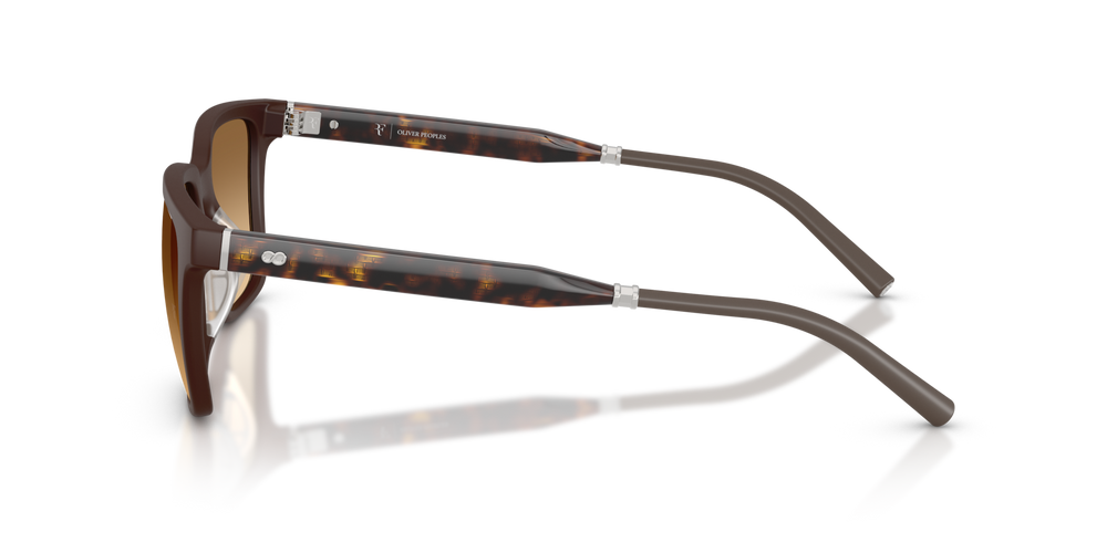 Oliver Peoples Mr. Federer with Semi-Matte Dark Brown frame and Brown lenses - image 4