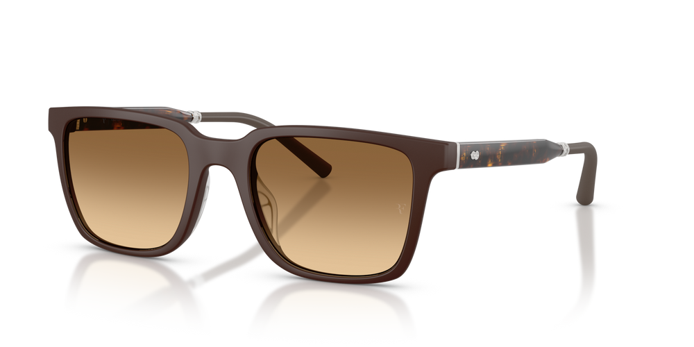 Oliver Peoples Mr. Federer with Semi-Matte Dark Brown frame and Brown lenses - image 1