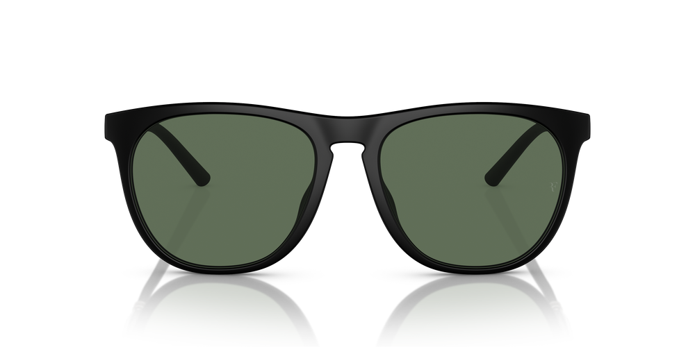 Oliver Peoples R-1 con montatura Semi-Matte Black e lenti  Verde - L'immagine 2