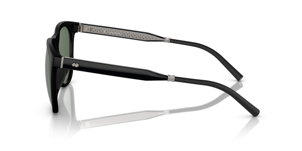 Sie Oliver Peoples R-1 mit Semi-Matte Black Gestell und Grün Gläsern - Das Bild 4