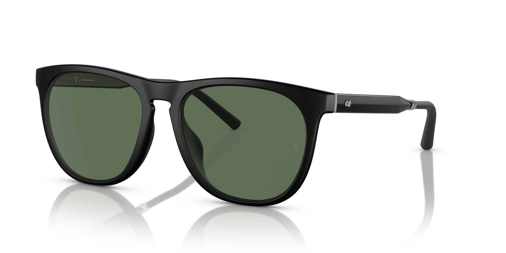 Oliver Peoples R-1 with Semi-Matte Black frame and G-15 Polar