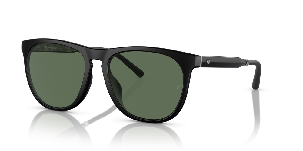 Oliver Peoples R-1 con montura Semi-Matte Black y lentes Verde - El 2