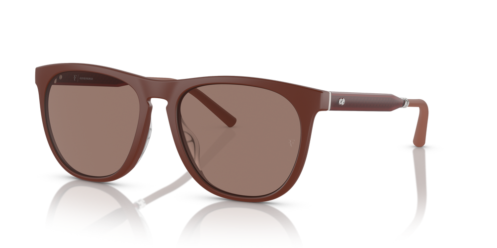 Sie Oliver Peoples R-1 mit Semi-Matte Brick Gestell und Braun Gläsern - bild 2