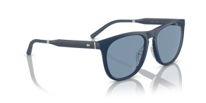 Oliver Peoples R-1 avec une monture Frêne bleu semi-mat et des verres Bleu - L'image 3