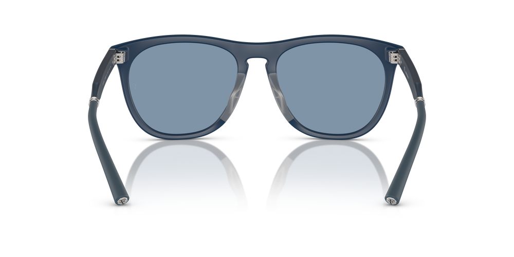 Oliver Peoples R-1 avec une monture Frêne bleu semi-mat et des verres Bleu - L'image 5