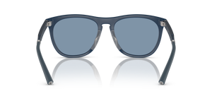 Oliver Peoples R-1 avec une monture Frêne bleu semi-mat et des verres Bleu - L'image 5