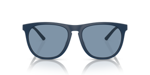 Oliver Peoples R-1 avec une monture Frêne bleu semi-mat et des verres Bleu - L'image 2